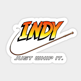 JUST WHIP IT. Sticker